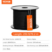 Bild in Galerie-Viewer laden, Amocart 3/16 in 250/1000ft Nylon Cord 32-Strand Design Multi-Purpose Rope for Outdoor Adventures Tree Work Emergency Situation