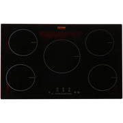 Charger l'image dans la visionneuse de galerie, Amocart 5 Burners 30/36 Inch Electric Induction Cooktop Stove Hob Built-in Burner Cooker Sensor Touch Control Magnetic Cooker