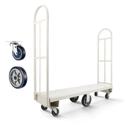 Charger l'image dans la visionneuse de galerie, Amocart 2000LBS U-Boat Platform Truck Dolly Steel Utility Cart with Detachable Handles Industrial Hand Push Truck for Warehouse