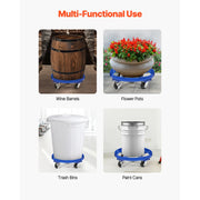 Load image into Gallery viewer, Amocart 2000lbs Drum Dolly 55Gal Barrel Mobile Base with Cross Braces & 4 Swivel Wheels Hand Truck for Warehouse Drum Handling