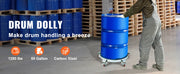 Bild in Galerie-Viewer laden, Amocart 1250lbs Drum Dolly Cart 55 Gallon Caddy Barrel Dolly Hand Truck with 5 Swivel Casters Wheel for Warehouse Drum Handling