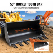 Bild in Galerie-Viewer laden, Amocart Bucket Tooth Bar Heavy Duty Tractor Bucket Teeth Bar for Sub-Compact Tractor Loader 4560 lbs Load-Bearing Capacity