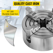 Charger l'image dans la visionneuse de galerie, Amocart K72-125 Lathe Chuck 5 Inch 4-Jaw Independent Reversible Jaw Metal Lathe Chuck Turning Machine Accessories, Lathes Use