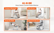 Bild in Galerie-Viewer laden, Indoor Bathroom Shower , Amocart Aluminum Alloy Mobility Chair for Elderly