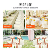 Bild in Galerie-Viewer laden, Amocart 30/50pcs Spandex Wedding Chair Seat Cover Washable Protective Slipcovers for Wedding Banquet Universal Chair Cover