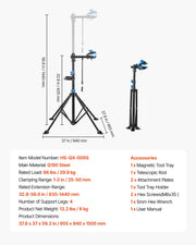 Load image into Gallery viewer, Amocart Bike Repair Stand 66/85/88/110lb Heavy-duty Bicycle Work Stand Foldable Bicycle Maintenance Rack for Mountain&Road Bike