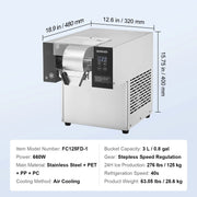 Bild in Galerie-Viewer laden, Amocart Commercial Snowflake Ice Machine Snowflake Ice Maker Stainless Steel Ice Shaver Machine Electric Snow Cone Maker