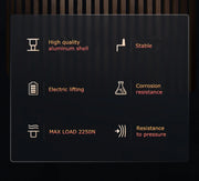 Load image into Gallery viewer, Hoodland IPT1100 Series Stroke Length 50mm Electric Height Adjustable Lifting Column Set DC 24V MAX 2250N For Coffee Table