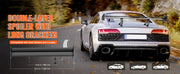 Charger l'image dans la visionneuse de galerie, Amocart GT Wing Car Spoiler 53.1 inch Universal Spoiler with Double Deck Car Rear Spoiler Wing, Racing Spoiler BGW/JDM Drift