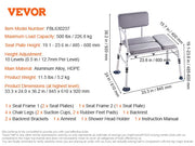 Bild in Galerie-Viewer laden, Amocart Tub Transfer Bench for Bathtub Shower Seats Lightweight Shower Bench with Non-Slip Bath Seats with Armrest and Backrest