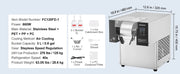 Bild in Galerie-Viewer laden, Amocart Commercial Snowflake Ice Machine Snowflake Ice Maker Stainless Steel Ice Shaver Machine Electric Snow Cone Maker