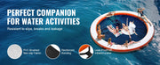 Charger l'image dans la visionneuse de galerie, Amocart Inflatable Floating Dock 10x8FT Non-Slip Water Detachable Ladder Portable Carrying Bag Floating Platform Island Raft