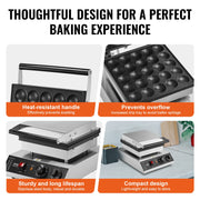 Load image into Gallery viewer, SucceBuy Electric Waffle Maker 25PCS Mini Dutch Pancake Maker Dorayaki Machine Waffreras Kitchen Home Appliance Snack Gaufriers