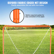 Bild in Galerie-Viewer laden, Amocart 4/6FT Lacrosse Goal Small Kids Folding Portable Iron Frame Backyard Training Equipment For Youth Training Orange