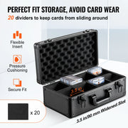 Charger l'image dans la visionneuse de galerie, Amocart Graded Card Storage Box 4 Slots or 5Slots with Key Lock or Coded Lock Foam Dividers for 96/108/120/162 PSA Graded Cards