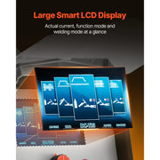 Charger l'image dans la visionneuse de galerie, Amocart TIG Welder 200A 6-In-1 Welding Machine AC TIG/DC TIG/DC Pulse Spot MMA Stick Electric Welder with Synergic Control IGBT