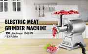 Load image into Gallery viewer, Amocart Electric Meat Mincer 330LBS/H Capacity Meat Grinder Machine, Stainless Steel Meat Grinder Commercial Sausage Stuffer Maker for Home & Commercial Use