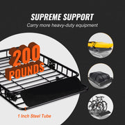 Load image into Gallery viewer, Amocart Roof Rack Cargo Basket 46"x36"x4.5" / 51"x36"x5" Rooftop Cargo Carrier Heavy-Duty 200LBS Capacity for SUV Truck Vehicle