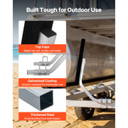 Load image into Gallery viewer, Amocart Boat Trailer Guides 2PCS High-Hardness Steel Trailer Guide-Ons Fits C-Channel Bunk-Style Pontoon Trailers/V-Hull Boats