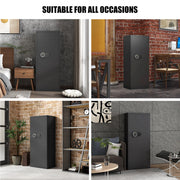 Charger l'image dans la visionneuse de galerie, Amocart 3-8 Rifles Gun Safe with Digital Lock Gun Storage Cabinet Removable Shelf for Home Long Guns & Pistols