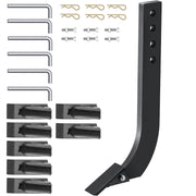 Load image into Gallery viewer, Amocart Box Blade Shank Scarifier Shank Ripper Shank with Removable Tapered Teeth and Pins for Replacement Digging Plowing
