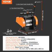 Charger l'image dans la visionneuse de galerie, Amocart 45/57/75/76 mm Jewelry Rolling Mill Machine 3in1 Multi-function Rolling Mill for Metal Jewelry Making Sheet Square Wire