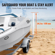 Bild in Galerie-Viewer laden, Amocart Boat Trailer Guide 43”Adjustable Design Trailer Guide Poles 2PCS Rustproof Galvanized Steel Trailer Guide With PVC Pipe