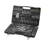 Bild in Galerie-Viewer laden, Amocart 116-Piece Tap and Die Set Include Metric and SAE Size Bearing Steel Taps and Dies Essential Threading Tool