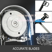 Bild in Galerie-Viewer laden, Customizable Bandsaw 1KW for Cutting Wood Glass Fiber Plastic Woodworking Blade Speed 40- Amocart BS-85 Benchtop Portable Metal