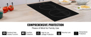 Bild in Galerie-Viewer laden, Amocart 2 Burners Electric Induction Cooktop Stove Hob Built-in Burner Cooker Sensor Touch Control Magnetic Cooker Hot Plate