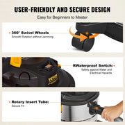 Bild in Galerie-Viewer laden, Amocart Stainless Steel Wet Dry Shop Vacuum Wet Dry Vac Powerful Suction Small Shop Vac Perfect for Carpet Debris Pet Hair