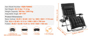 Bild in Galerie-Viewer laden, Amocart Zero Gravity Chair Zero Gravity Recliner Lounge Chair Adjustable Anti Gravity Chair with Cushion Footrest and Cupholder