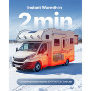 Charger l'image dans la visionneuse de galerie, Amocart 8KW Diesel Heater DC 12V/24V All in One Portable Diesel Air Heater Car Heater with LCD Display Low Noise ,for Vans RVs