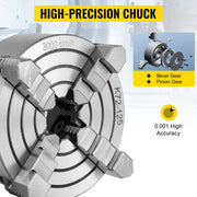 Charger l'image dans la visionneuse de galerie, Amocart K72-125 Lathe Chuck 5 Inch 4-Jaw Independent Reversible Jaw Metal Lathe Chuck Turning Machine Accessories, Lathes Use