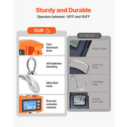 Bild in Galerie-Viewer laden, Amocart 1000kg/2000kg Digital Hanging Scale Portable with Remote Control Factory Crane Scale LCD Backlight Industrial Scales