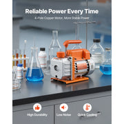 Charger l'image dans la visionneuse de galerie, Amocart 3 Gallon / 5 Gallon Vacuum Chamber with 3.5 CFM Single Stage Vacuum Pump for Stabilizing Wood Degassing Silicone Resin