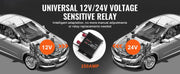 Charger l'image dans la visionneuse de galerie, SucceBuy Dual Battery Isolator Kit 12V 140Amp / 12V/24V 250 AMP VSR Voltage Sensitive Relay & LCD Screen for ATV UTV RV Camper