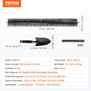 Charger l'image dans la visionneuse de galerie, Amocart Gutter Brush 30 Ft Total Length 4.33 in Diameter Gutter Cleaning Tools Ground-Level Gutter Brush Leaf Guard for Gutters