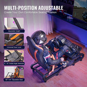 Charger l'image dans la visionneuse de galerie, Amocart Racing Wheel Stand for G923 G920 G29 for Thrustmaster T248P Heavy Duty Steel Driving Simulator Cockpit
