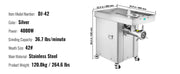 Bild in Galerie-Viewer laden, Amocart Meat Grinder 22 Lbs/Min Capacity Electric Meat Grinders w/ Blade Grinding Plate Sausage Maker for Kitchen Home Use