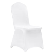 Charger l'image dans la visionneuse de galerie, Amocart 12/30/50/100Pcs Wedding Chair Cover Spandex Stretch Slipcover for Restaurant Banquet Dining Party White Chair Cover