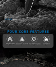 Load image into Gallery viewer, LETGOS Pocket Folding Knife, 22 in 1,Survival Gear EDC Rescue Tool with nylon sheath, Emergency, Camping, Hunting, Gift for dad
