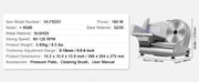 Charger l'image dans la visionneuse de galerie, Amocart Meat Slicer Electric Deli Food Slicer SUS 420 Stainless Steel Blade and Blade Guard Adjustable Thickness for Home Use