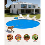 Bild in Galerie-Viewer laden, Amocart Solar Pool Cover with Bubble & PE Material Daytime Heat Absorption Nighttime Heat Retention Heat Retaining Solars Cover