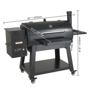 Charger l'image dans la visionneuse de galerie, Amocart Portable Charcoal Grill Propane Gas Grills with Cover and Cart Heavy Duty Iron BBQ Grill for Outdoor Cooking Barbecue
