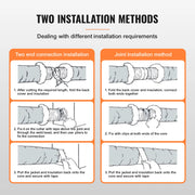 Load image into Gallery viewer, SucceBuy Dryer Vent Hose Insulated Flexible Duct Heavy-Duty Three Layer Protection for HVAC Heating Cooling Ventilation Exhaust