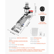 Bild in Galerie-Viewer laden, Amocart Commercial Automatic Donuts Machine Single Row 90 pcs/hour Electric High Power Maker with 3 Size Molds Auto Counting
