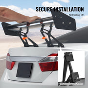Charger l'image dans la visionneuse de galerie, Amocart GT Wing Car Spoiler 53.1 inch Universal Spoiler with Double Deck Car Rear Spoiler Wing, Racing Spoiler BGW/JDM Drift