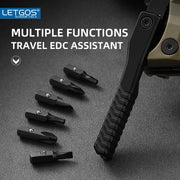 Load image into Gallery viewer, LETGOS Pocket Folding Knife, 22 in 1,Survival Gear EDC Rescue Tool with nylon sheath, Emergency, Camping, Hunting, Gift for dad