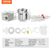 Load image into Gallery viewer, Amocart Goat Milking Machine Stainless Steel Bucket Electric Automatic Pulsation Cup Tubes Adjustable Suction for Cow and Sheep